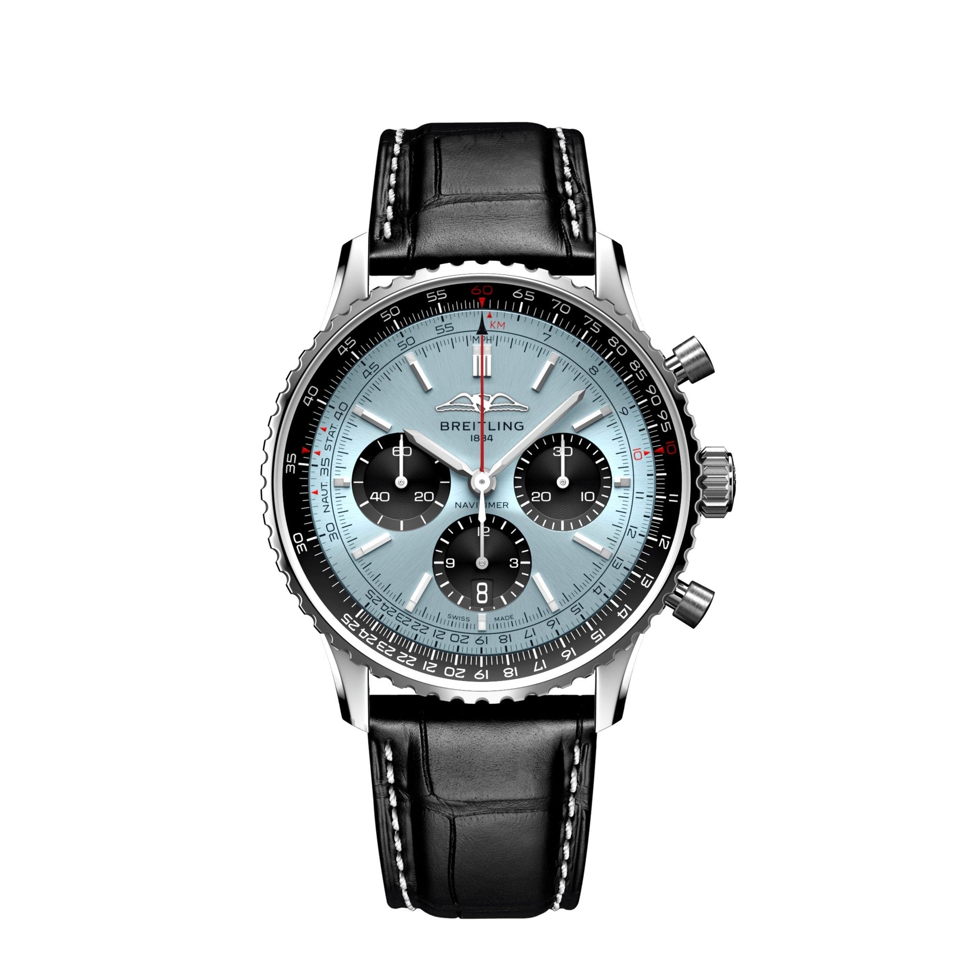 Breitling Navitimer B01 CHRONOGRAPH 43, Stainless steel, Ref# AB0138241C1P1, Unworn 2024
