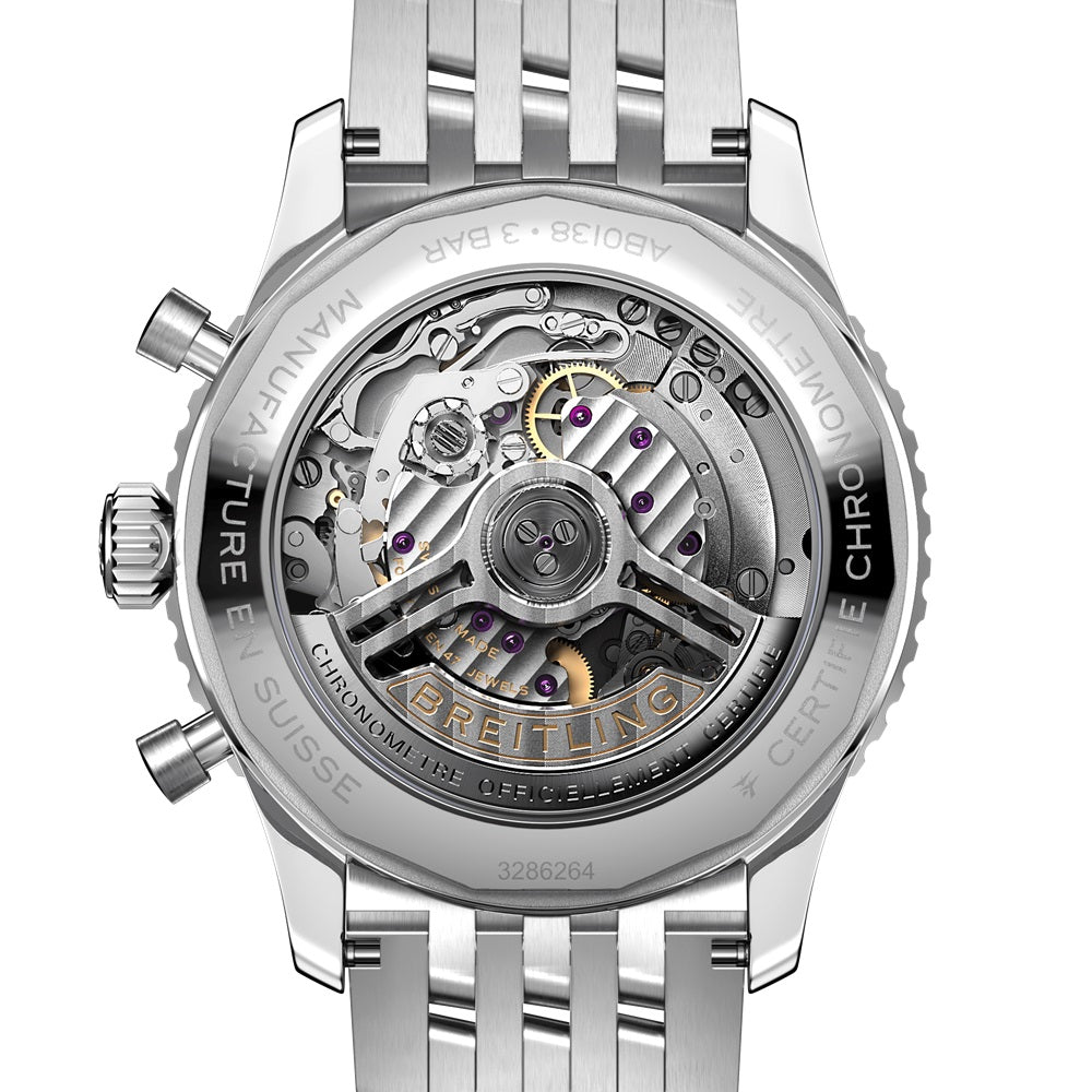 Breitling Navitimer B01 Chronograph 43,  Stainless steel, Ref# AB0138241G1A1, Unworn 2024