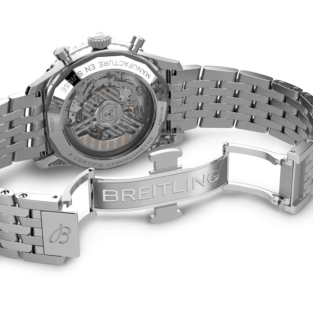 Breitling Navitimer B01 Chronograph 43,  Stainless steel, Ref# AB0138241G1A1, Unworn 2024