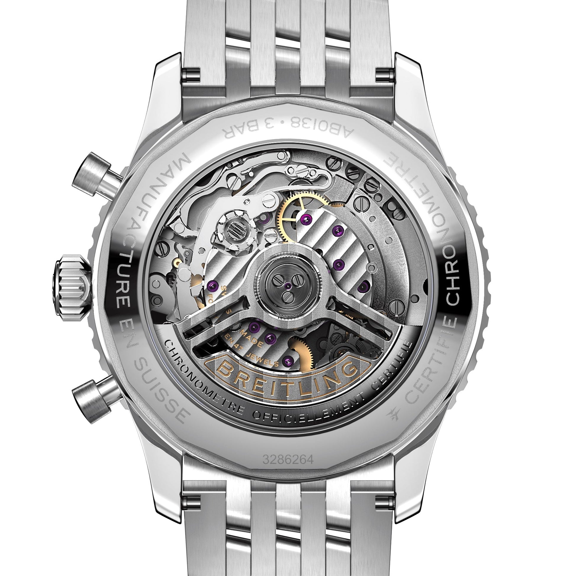 Breitling Navitimer B01 CHRONOGRAPH 43, Stainless steel, Ref# AB0138241L1A1, Unworn 2024