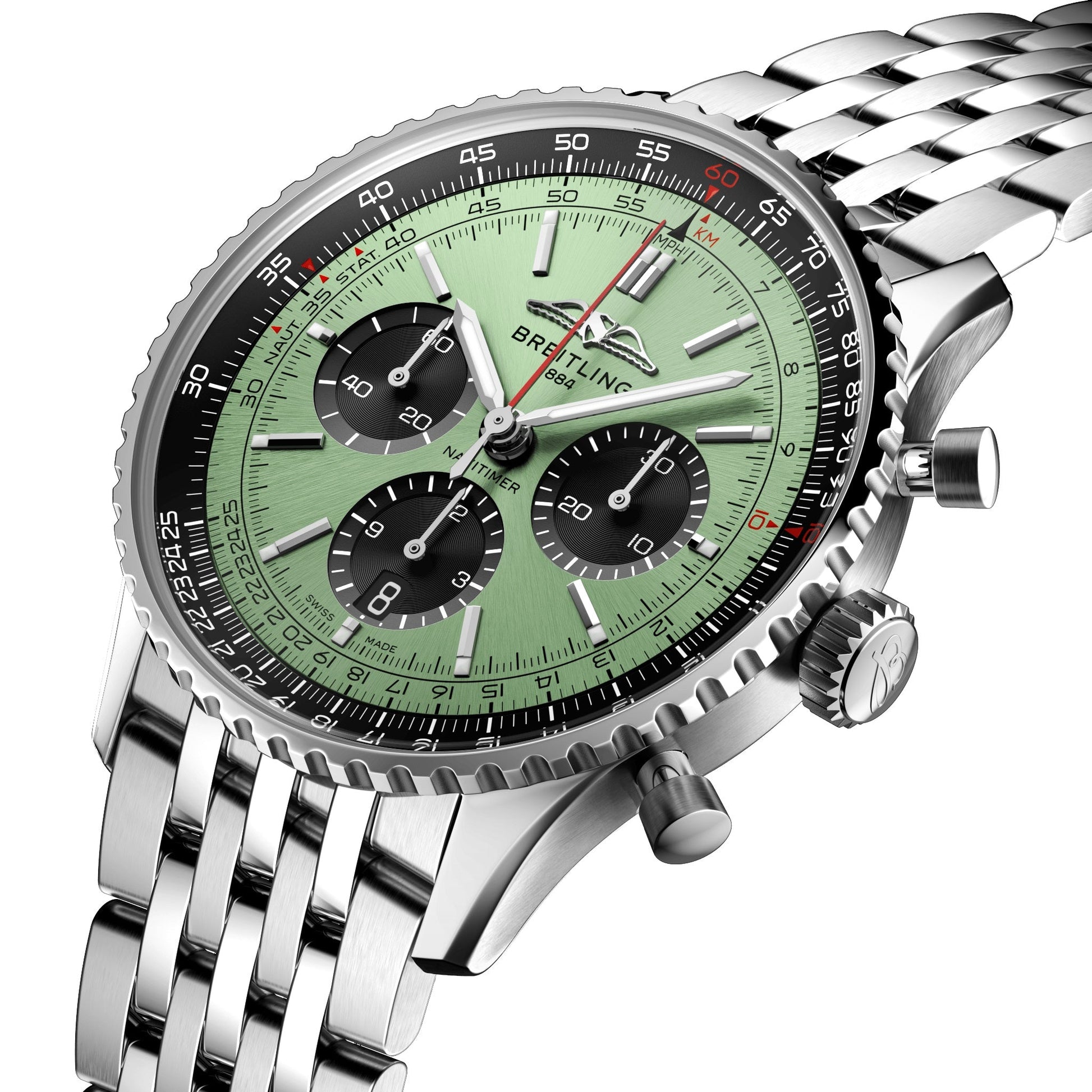 Breitling Navitimer B01 CHRONOGRAPH 43, Stainless steel, Ref# AB0138241L1A1, Unworn 2024
