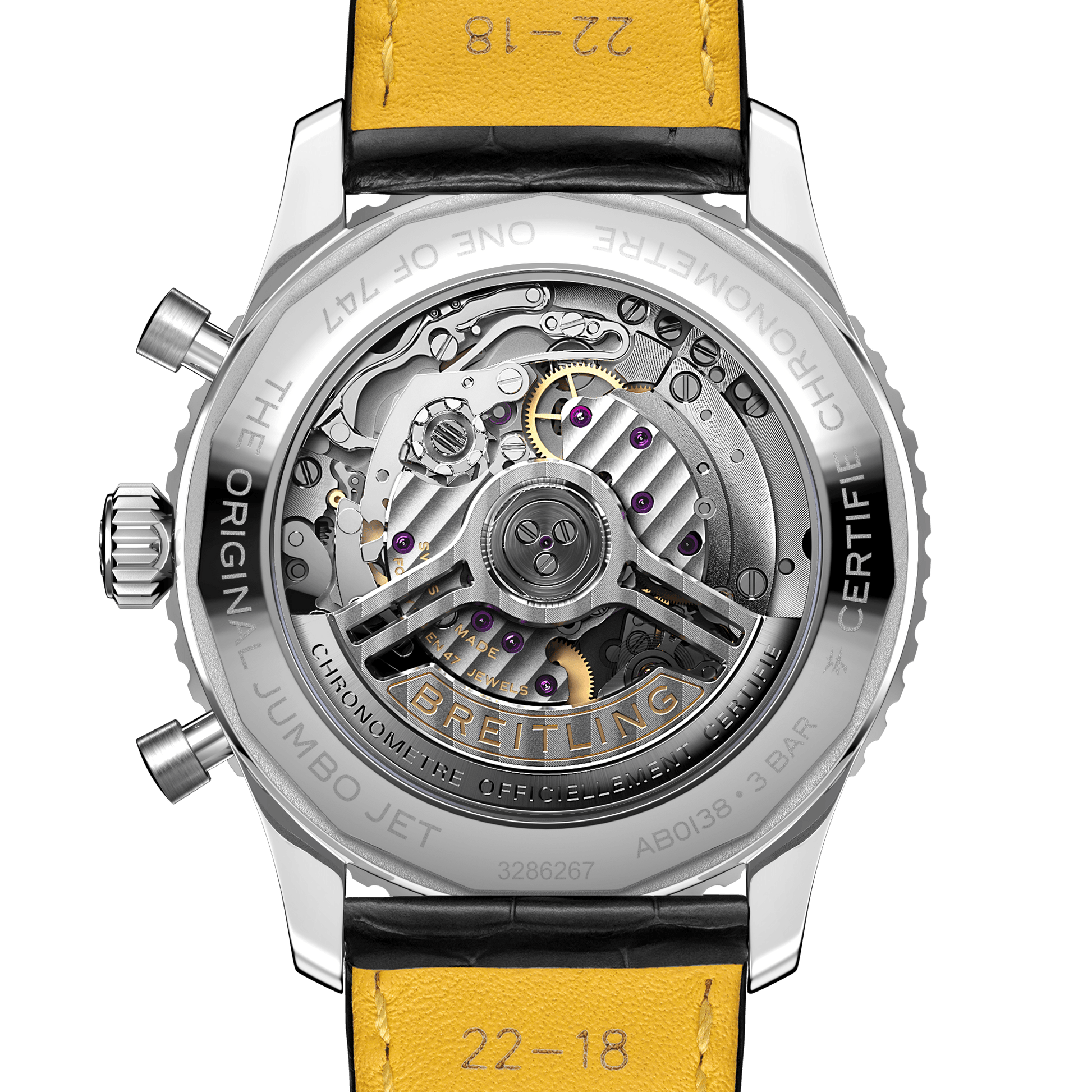 Breitling Navitimer B01 Chronograph 43 Boeing 747, Stainless steel, Ref# AB01383B1G1P1, Unworn 2024