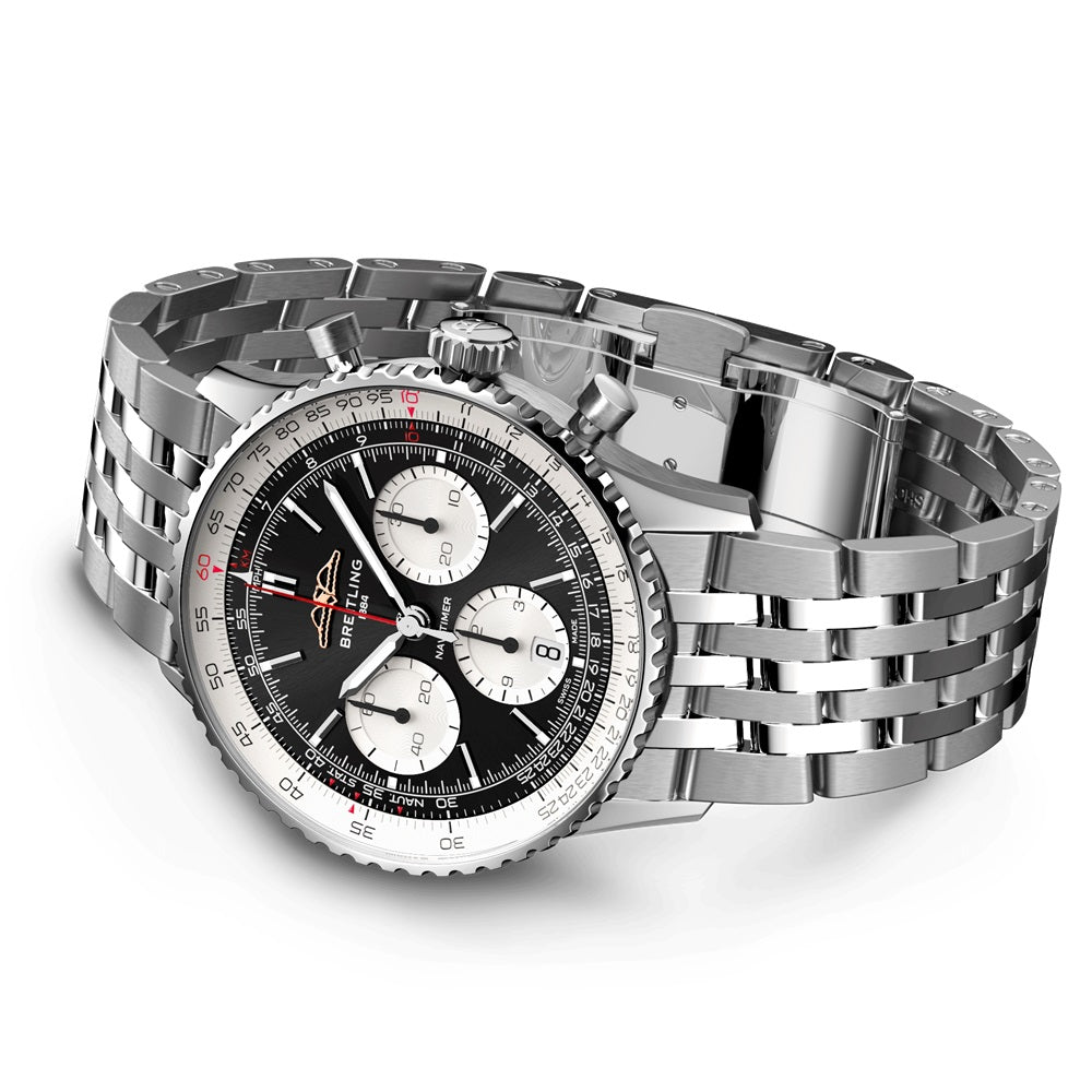 Breitling Navitimer B01 Chronograph Ref# AB0139211B1A1, box and papers