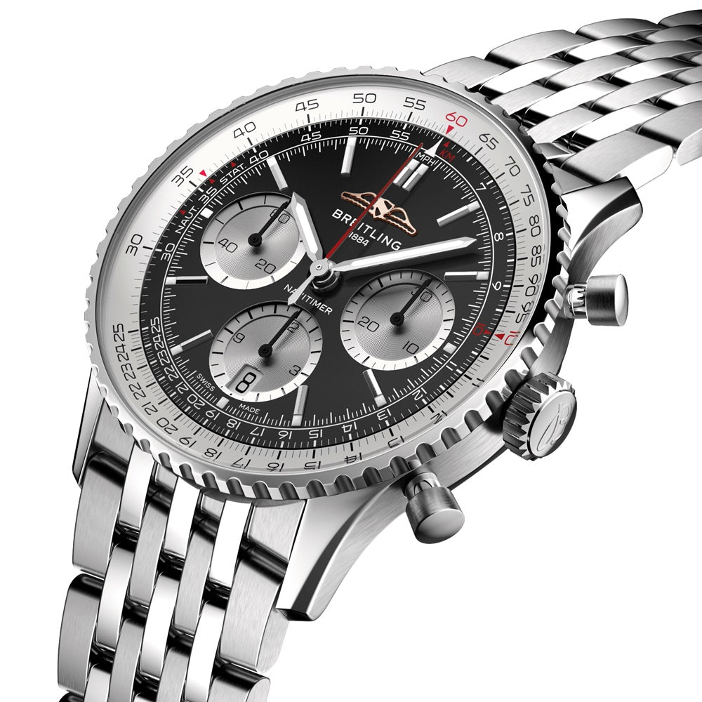 Breitling Navitimer B01 Chronograph Ref# AB0139211B1A1, box and papers