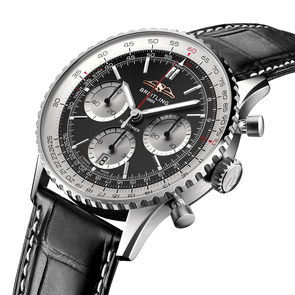 Breitling Navitimer B01 Chronograph Ref# AB0139211B1P1, box and papers