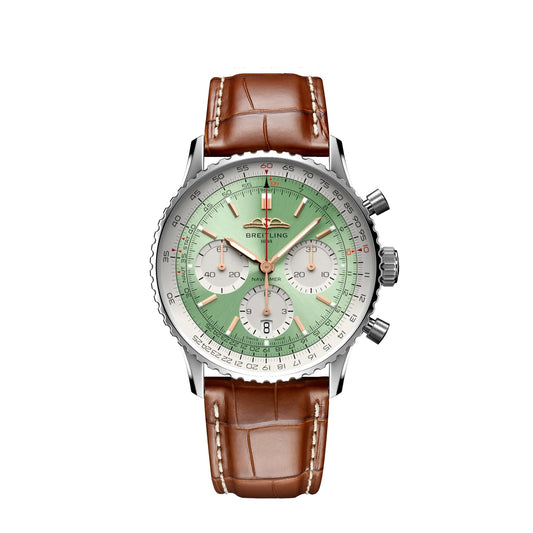 Breitling Navitimer B01 Chronograph 41 Stainless Steel Ref# AB0139211L1P1, box and papers