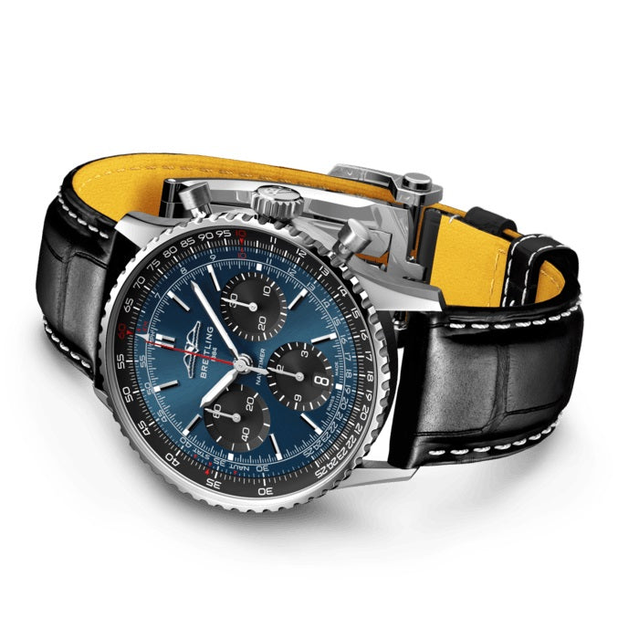 Breitling Navitimer B01 Chronograph 41 Stainless Steel Ref# AB0139241C1P1, box and papers