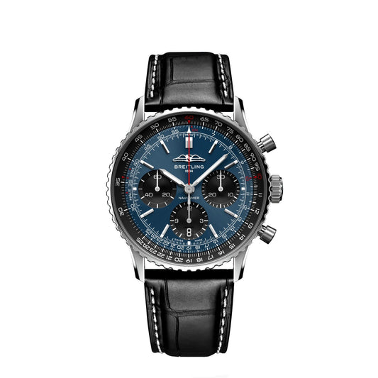 Breitling Navitimer B01 Chronograph 41 Stainless Steel Ref# AB0139241C1P1, box and papers