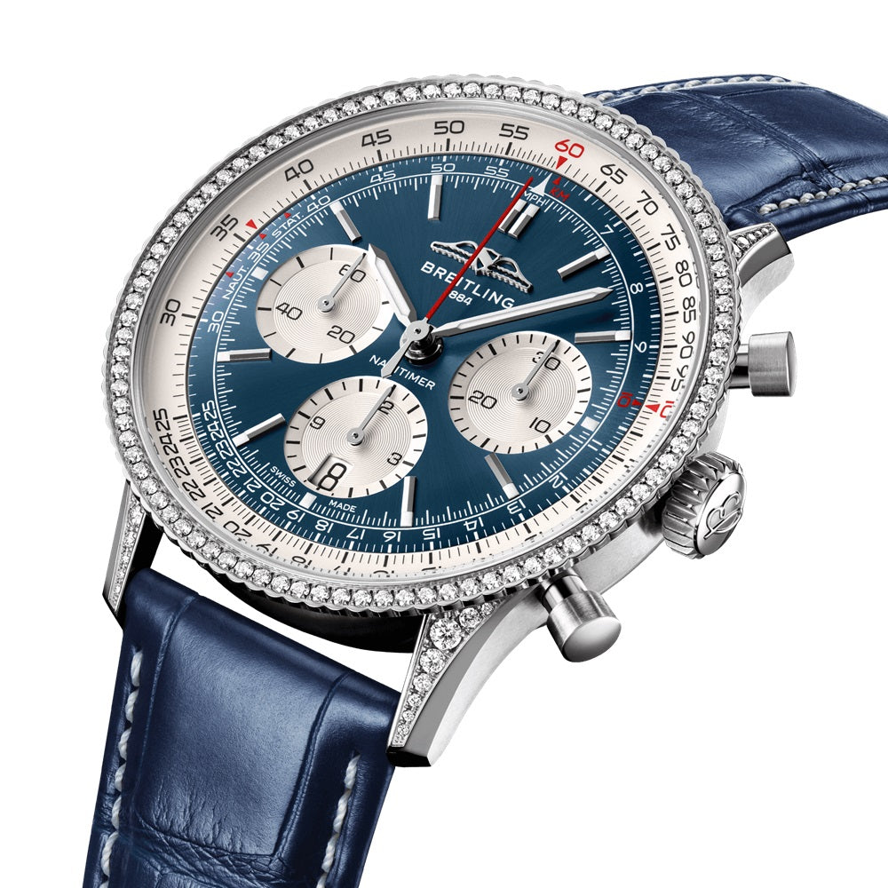 Breitling Navitimer B01 Chronograph Ref# AB0139631C1P1, box and papers
