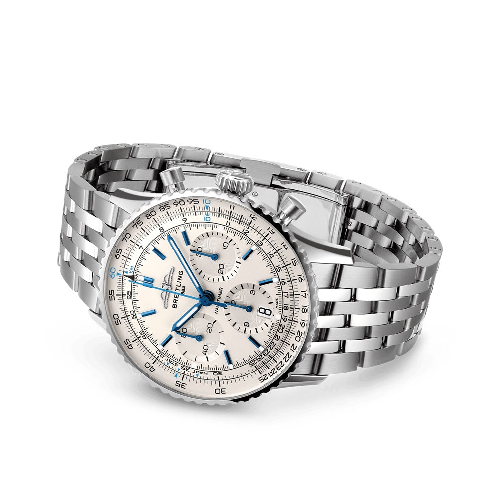 Breitling Navitimer B01 Chronograph 41, Ref# AB0139A71G1A1, box and papers