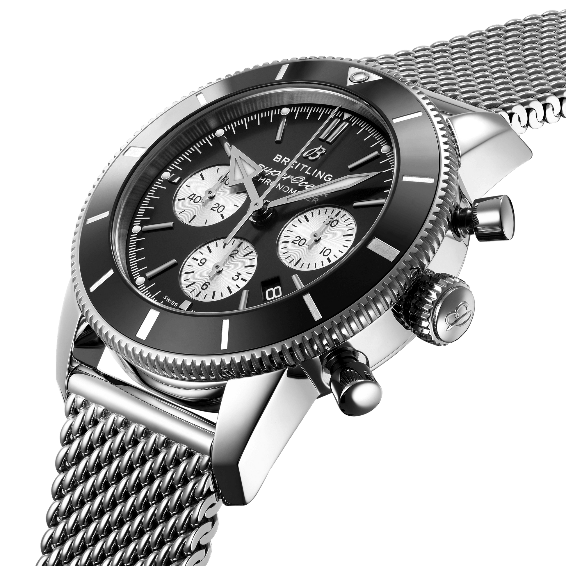 Breitling Superocean Heritage B01 Chronograph 44, Ref# AB0162121B1A1, box and papers