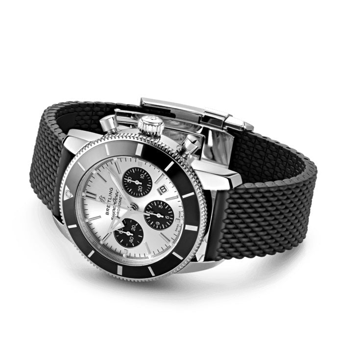 Breitling Superocean Heritage B01 Chronograph 44 Stainless Steel Ref# AB0162121G1S1, box and papers