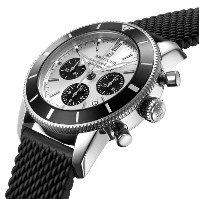 Breitling Superocean Heritage B01 Chronograph 44 Stainless Steel Ref# AB0162121G1S1, box and papers