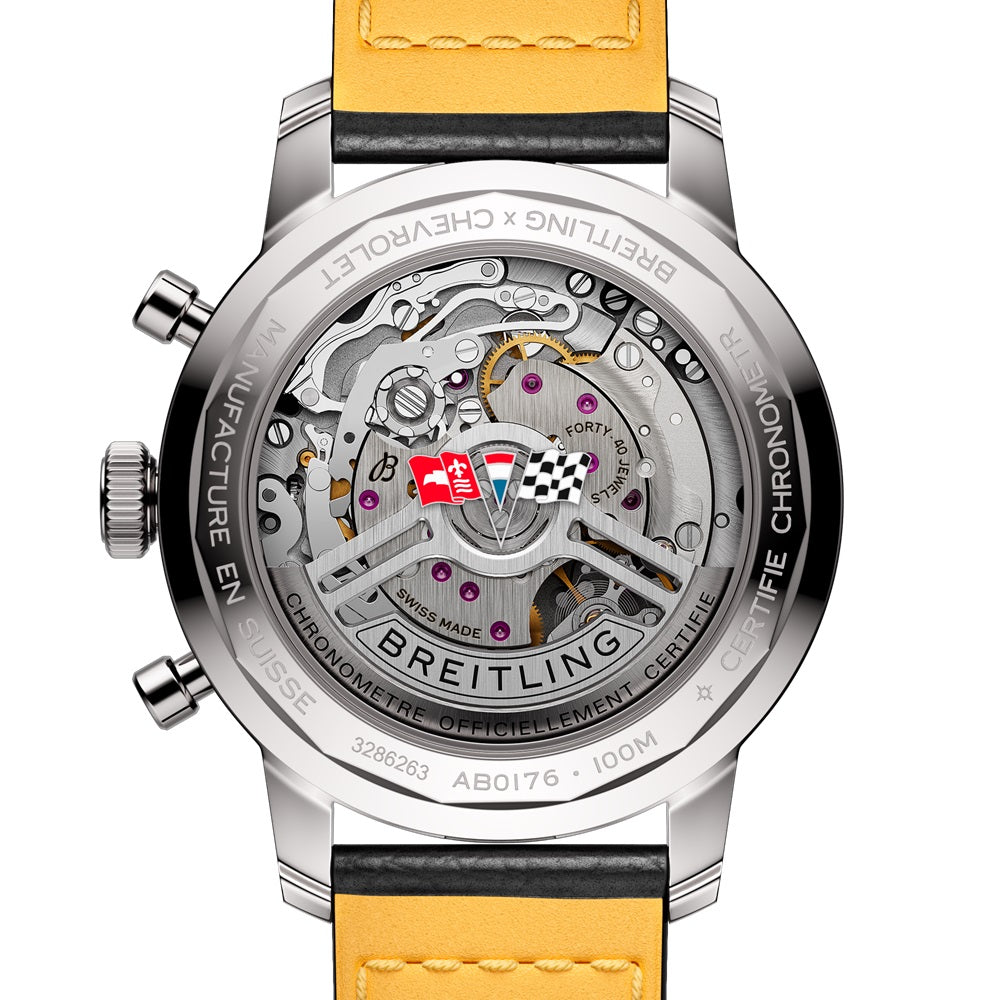 Breitling Top Time B01 Chevrolet Corvette Ref# AB01761A1K1X1, box and papers