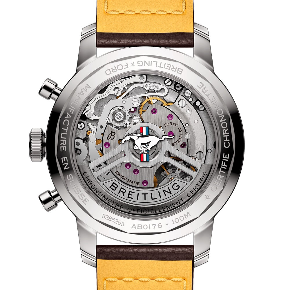 Breitling Top Time B01 Ford Mustang Ref# AB01762A1L1X1, box and papers