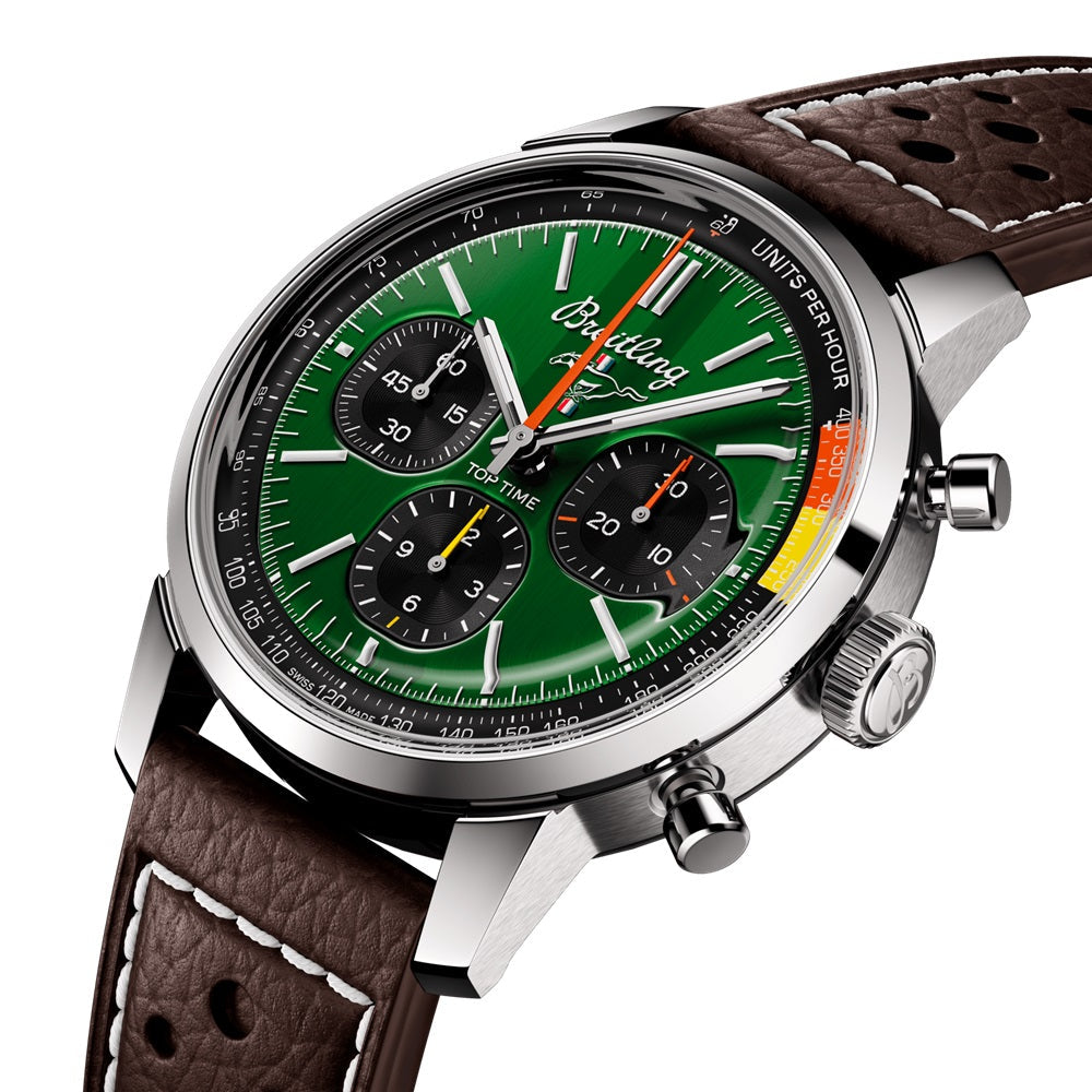 Breitling Top Time B01 Ford Mustang Ref# AB01762A1L1X1, box and papers
