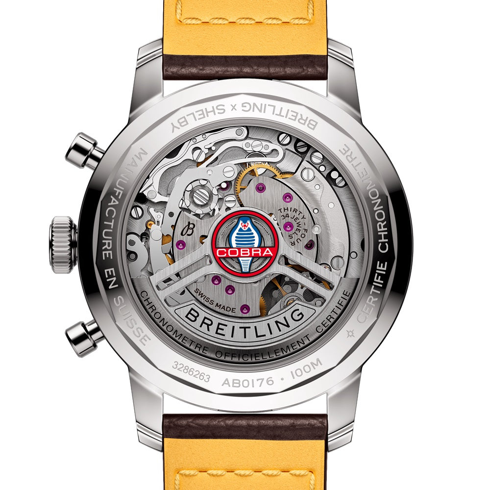 Breitling Top Time B01 Shelby Cobra Ref# AB01763A1C1X1, box and papers