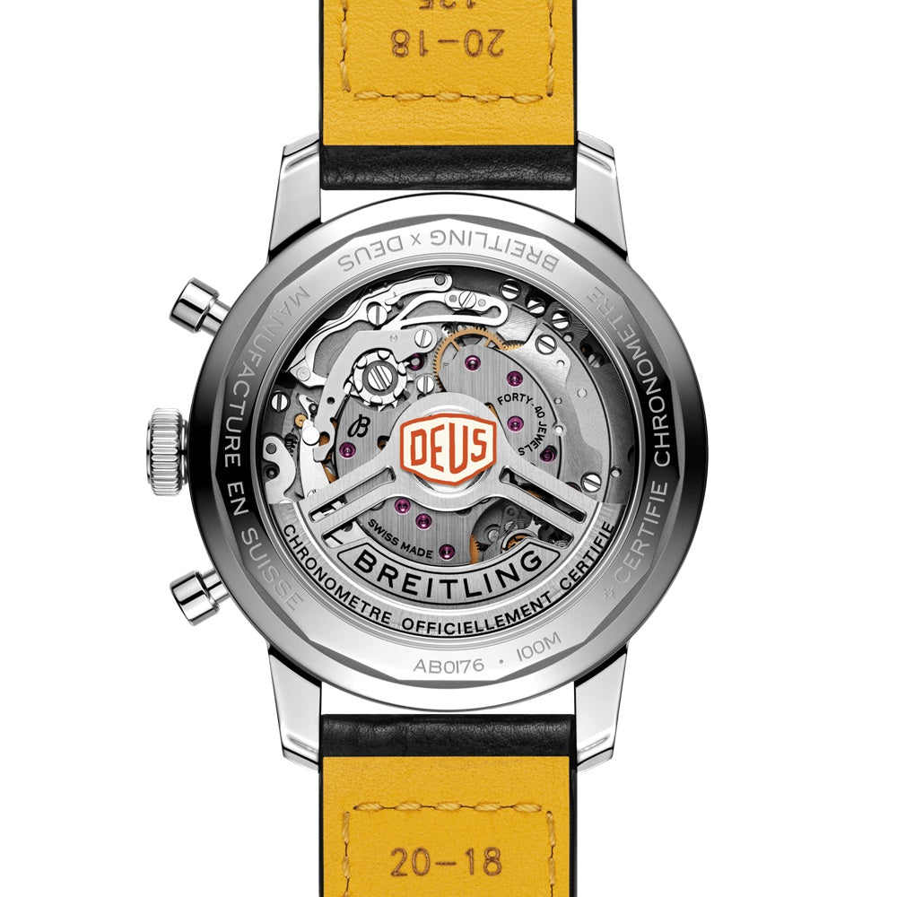 Unworn Breitling Top Time B01 Deus Ref# AB01765A1B1X1, box and papers