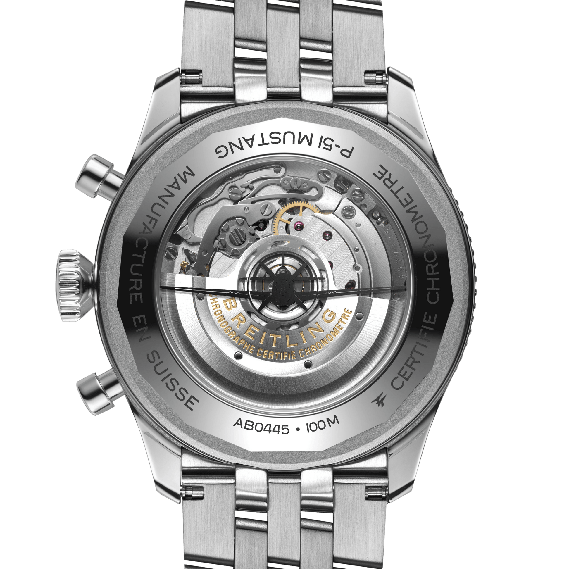 Breitling Classic AVI B04 Chronograph 46 P-51 Mustang, Stainless Steel, Ref# AB04453A1B1A1, Unworn 2024