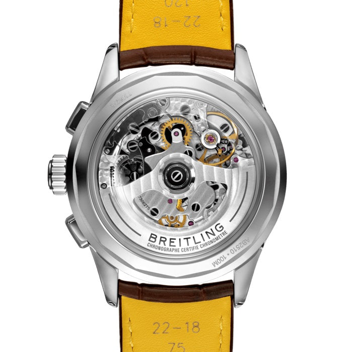 Breitling Premier B25 Datora 42 Stainless Steel Ref# AB2510201K1P1, box and papers