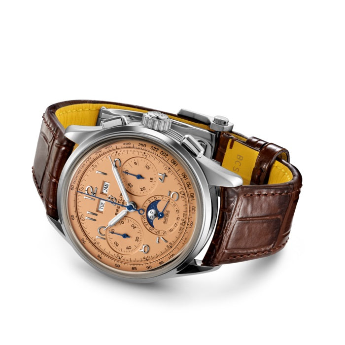 Breitling Premier B25 Datora 42 Stainless Steel Ref# AB2510201K1P1, box and papers