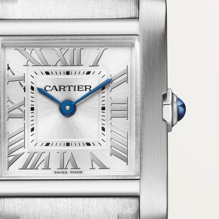 Unworn Cartier Tank Francaise de Cartier, Small Stainless Steel, 25.7mm x 21.2mm, Ref# WSTA0065, box and papers