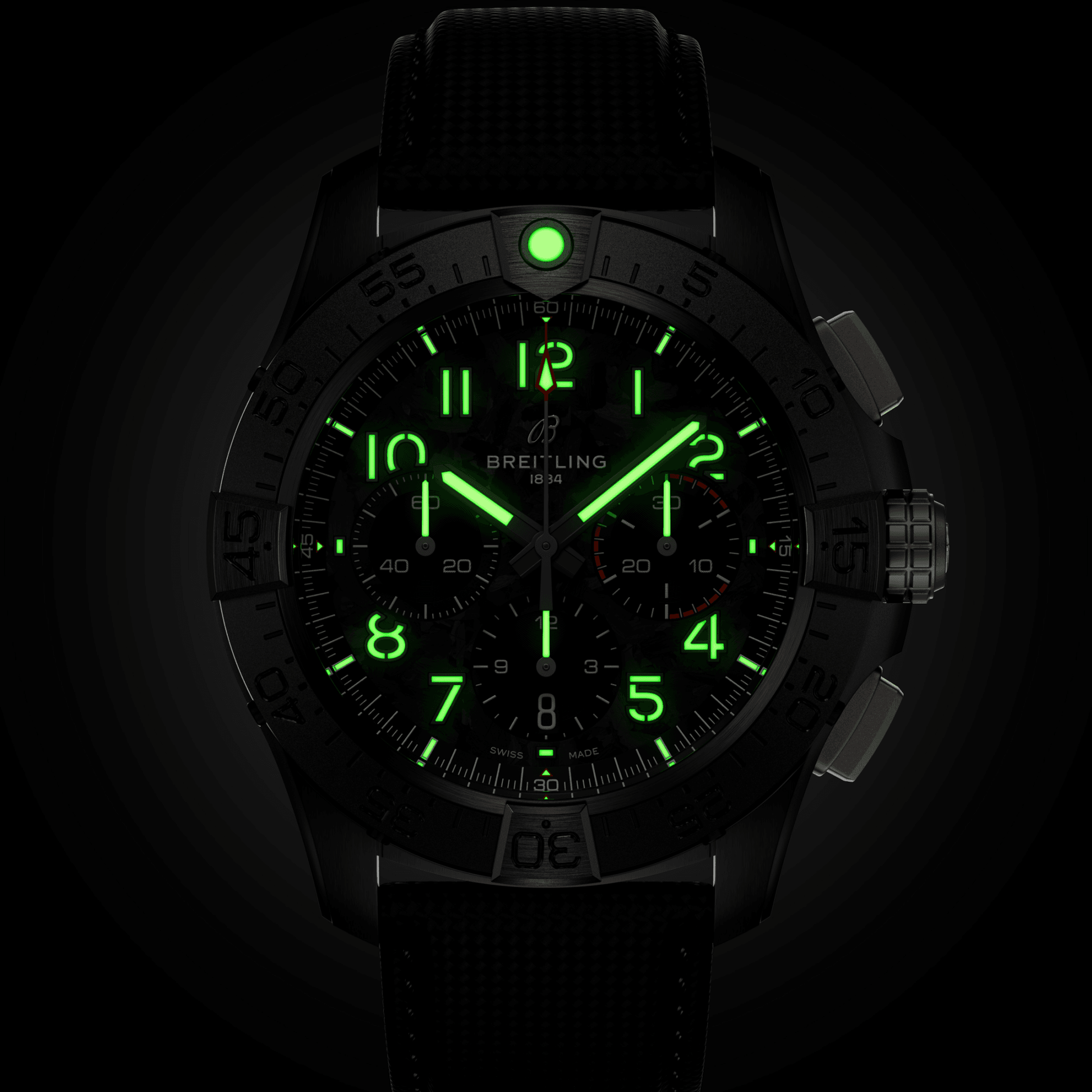 Breitling Avenger B01 Chronograph 44 NIGHT MISSION, Ref# SB0147101B1X1, Unworn 2024