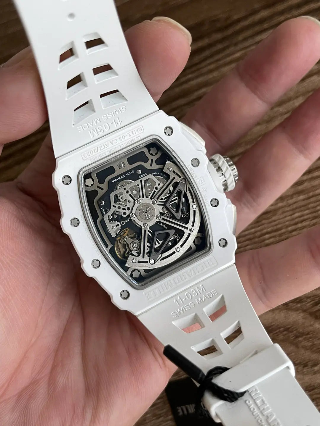 Richard Mille RM 11-03 ‘Last White Edition’ Automatic Flyback Chronograph White Ceramic
