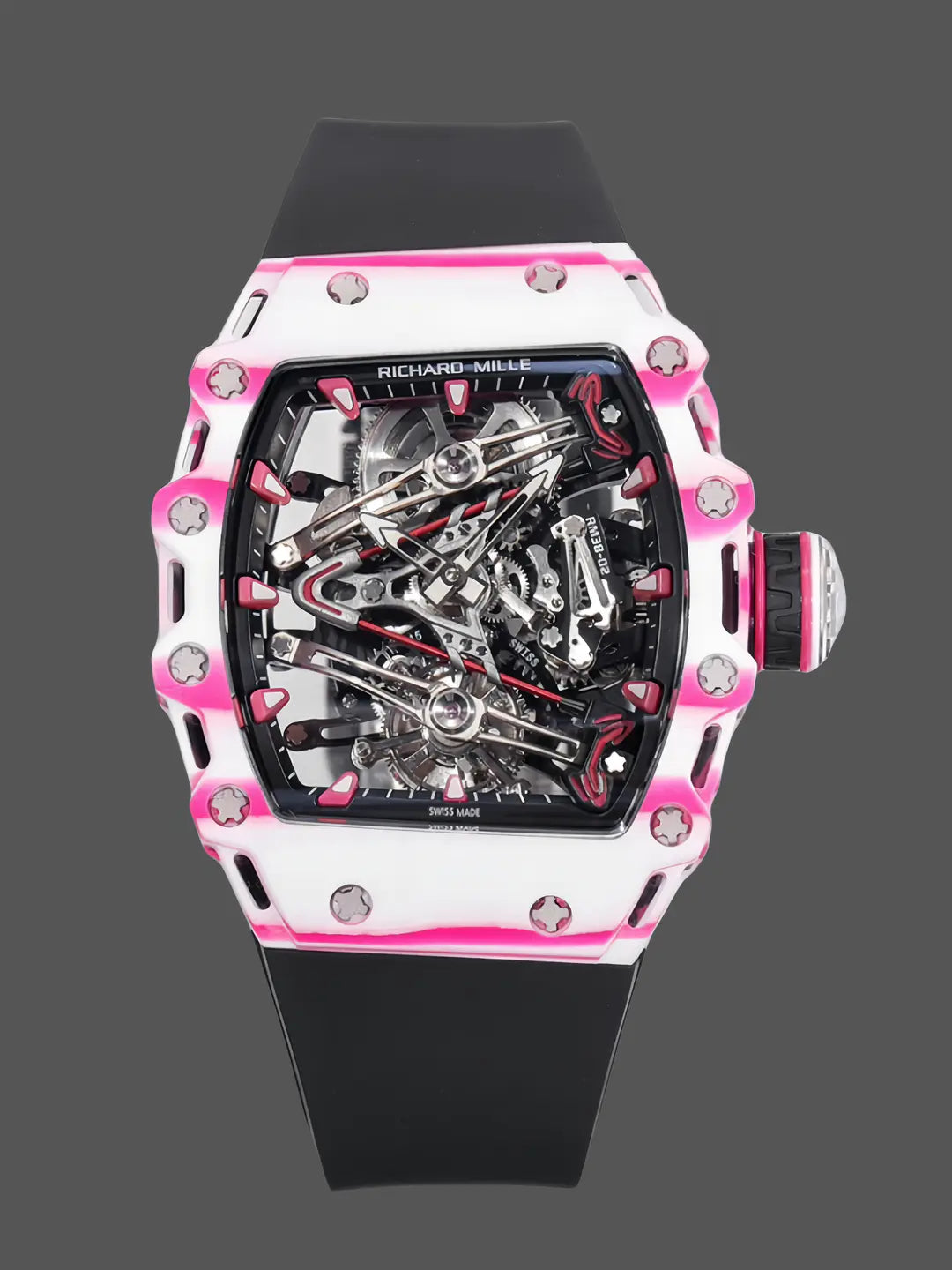 Richard Mille RM 38 02 Bubba Watson Tourbillon Black Rubber Strap