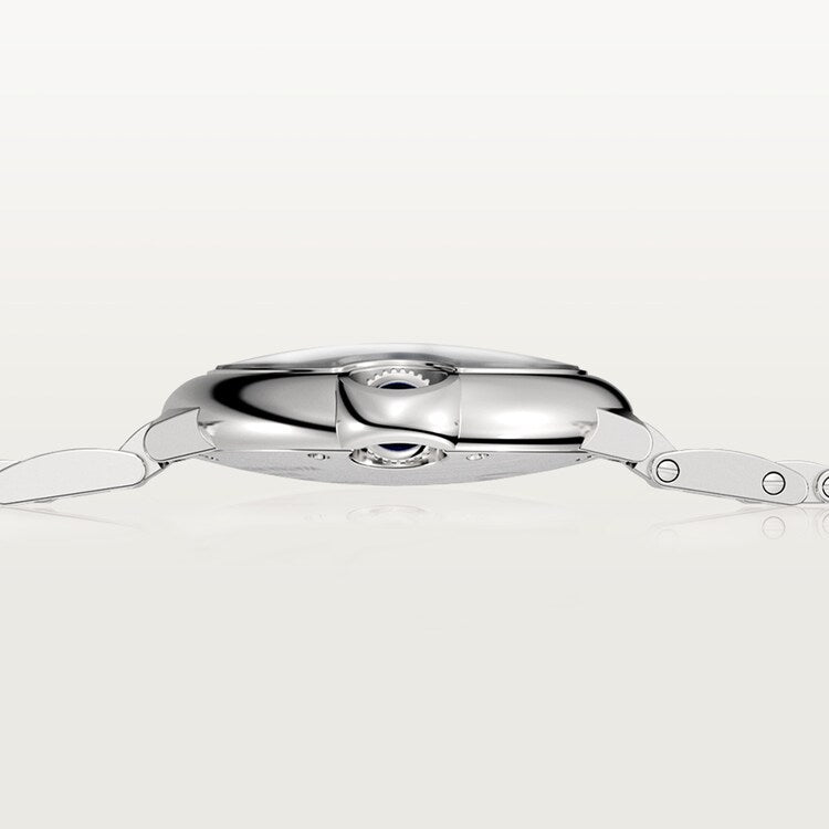 Unworn Cartier Ballon Bleu de Cartier, Stainless Steel and Diamonds, 33mm, Ref# W4BB0021, box and papers