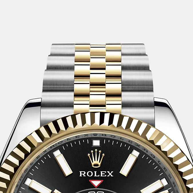 DISCONTINUED Rolex Sky-Dweller 42mm, Oystersteel and 18k Yellow Gold, Ref# 326933-0005