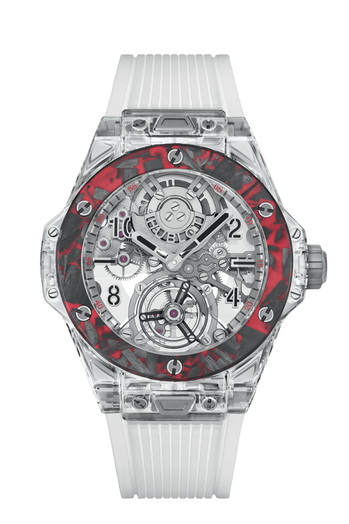 Hublot Big Bang Tourbillon Automatic Sapphire Las Vegas Boutique, 45mm, Ref# 419.JQV.0113.RT.LVB23