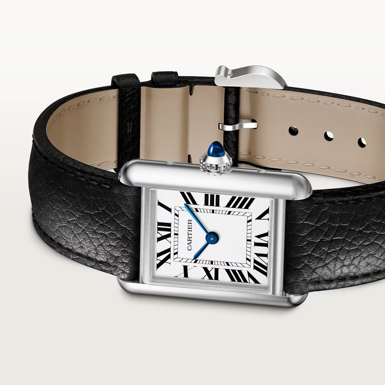 Unworn Cartier Tank Must SolarBeat™ de Cartier, Small Stainless Steel, 29.5mm x 22mm, Ref# WSTA0060, box and papers