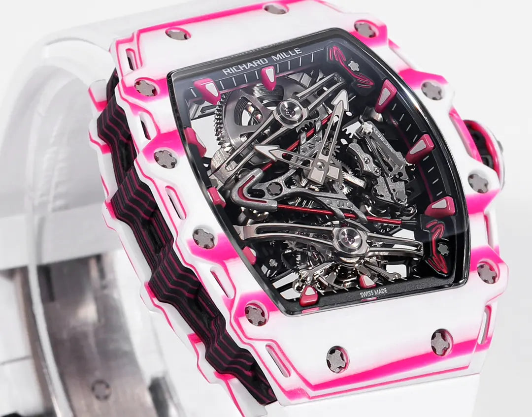 Richard Mille RM 38 02 Bubba Watson Tourbillon White Rubber Strap