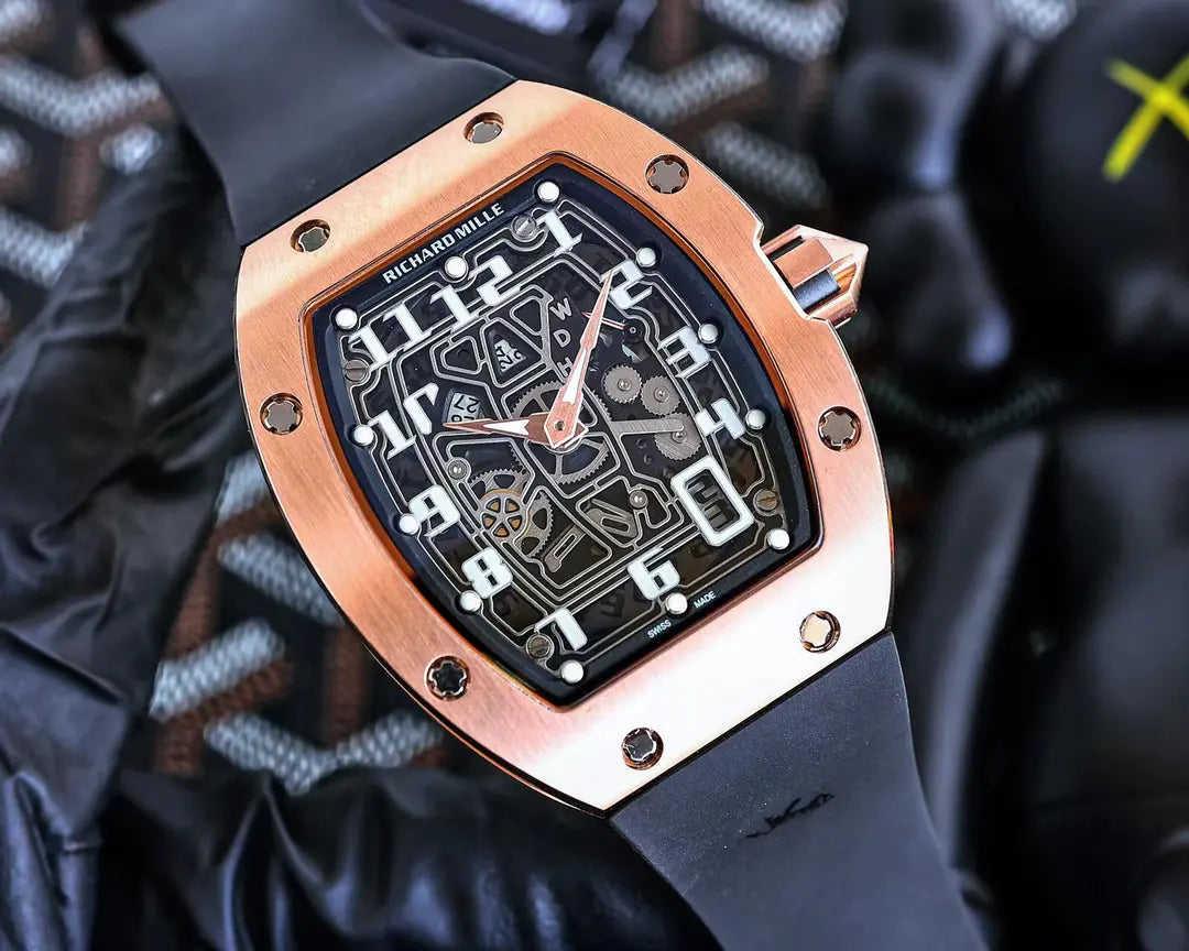 Richard Mille RM 67-01 Skeleton Arabic Automatic Winding Rose Gold
