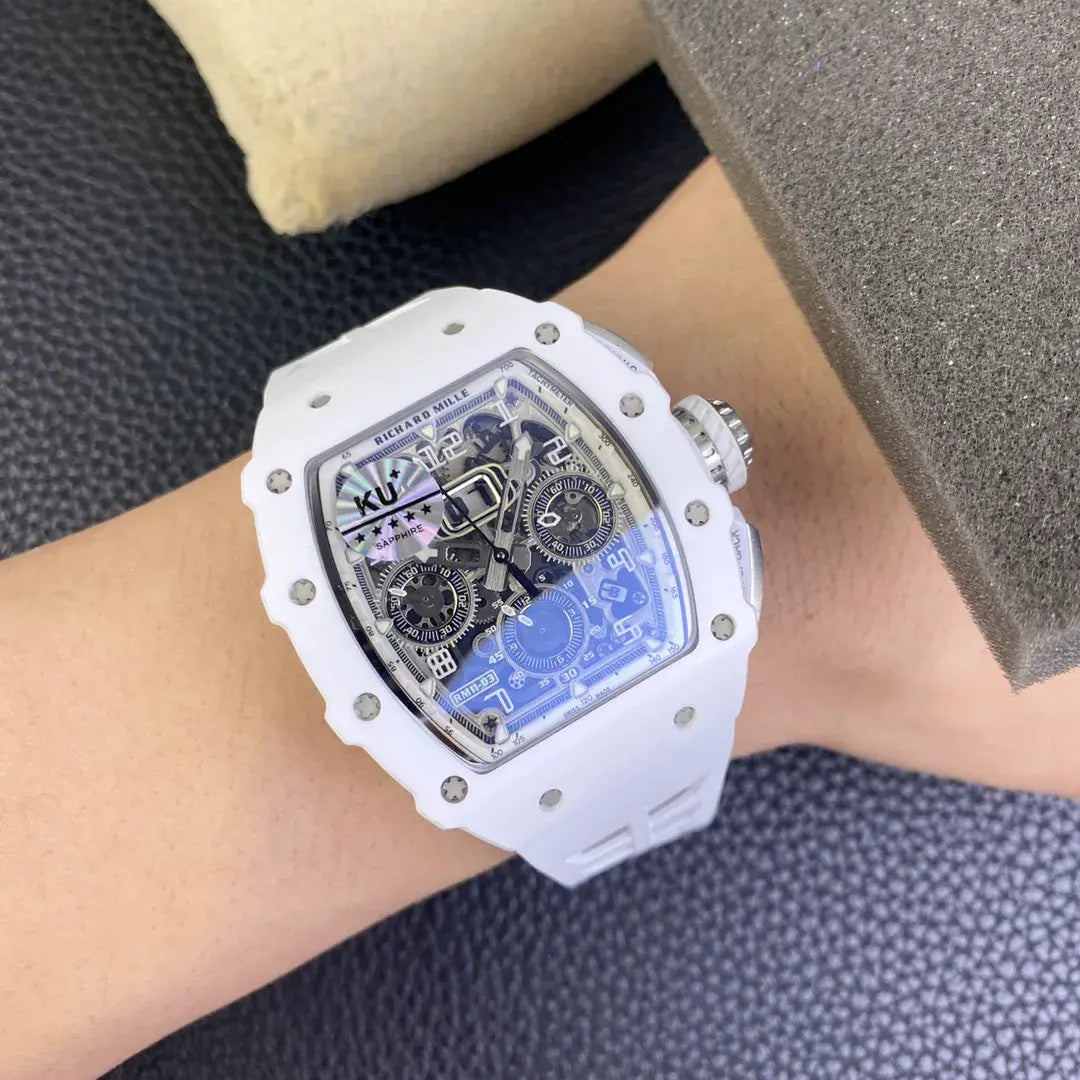 Richard Mille RM 11-03 ‘Last White Edition’ Automatic Flyback Chronograph White Ceramic