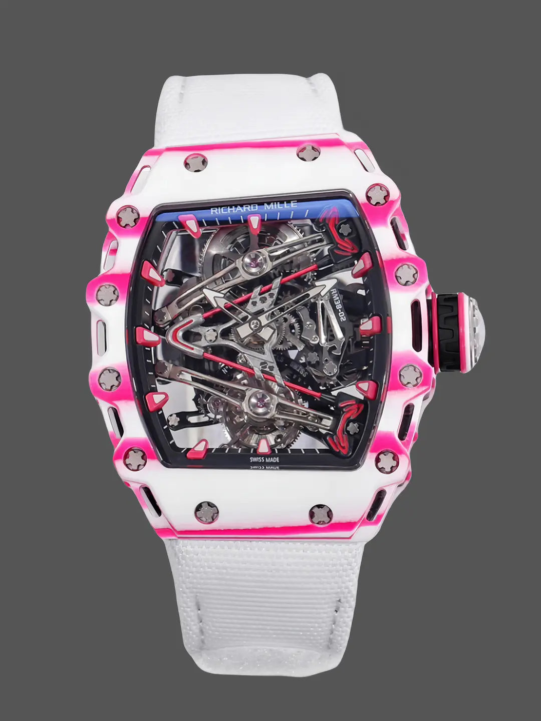 Richard Mille RM 38 02 Bubba Watson Tourbillon White Fabric Strap