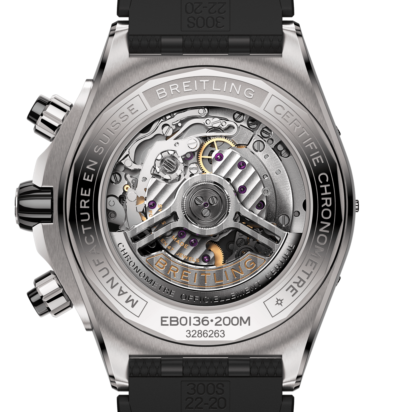 Breitling Super Chronomat B01 44, Titanium and Ceramic, Ref# EB0136251M1S1, Unworn 2024