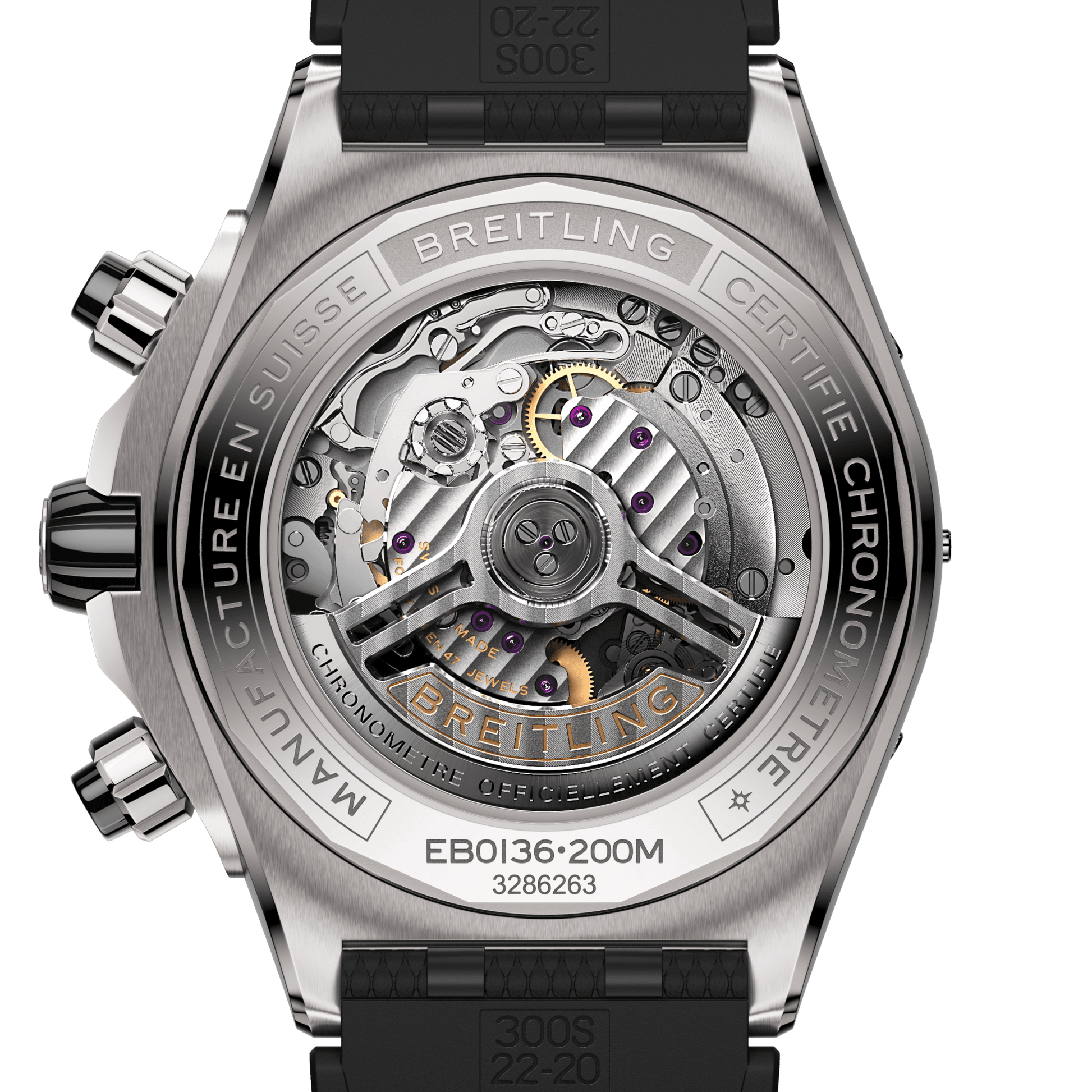 Breitling Super Chronomat B01 44, Titanium and Ceramic, Ref# EB0136251M1S1, Unworn 2024