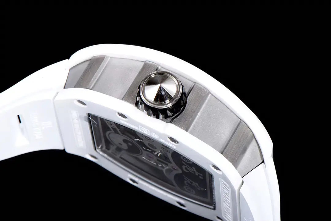Richard Mille RM 57-01 Tourbillon Jackie Chan – White Rubber Strap