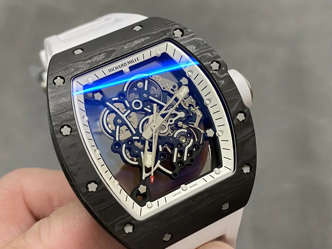 Richard Mille RM 055 “Bubba Watson” featuring a black NTPT carbon fiber case