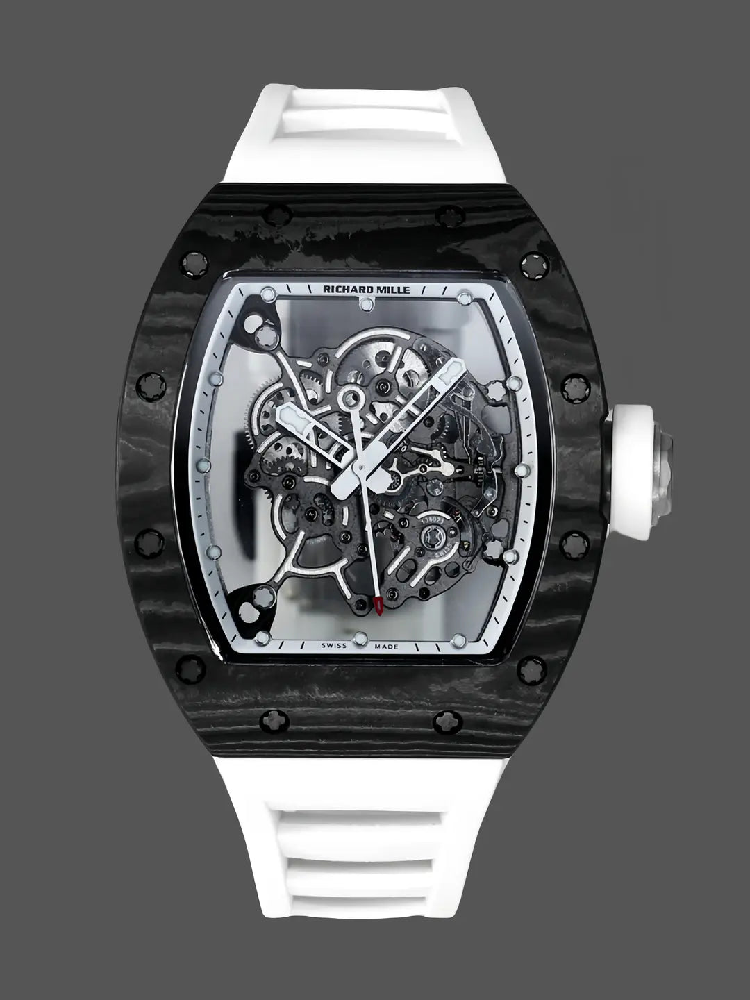 Richard Mille RM 055 “Bubba Watson” featuring a black NTPT carbon fiber case