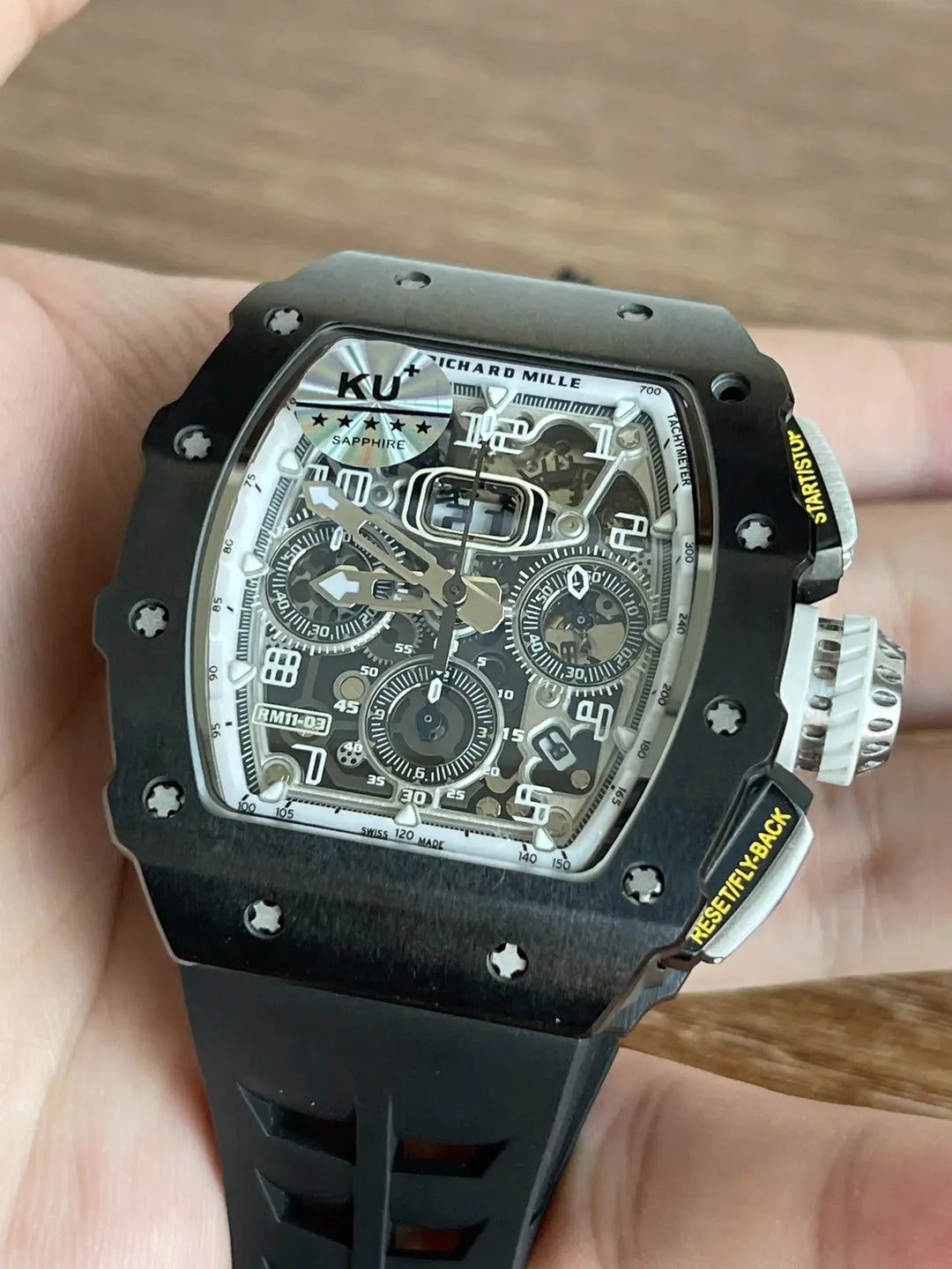 Richard Mille RM 11-03 ‘Last Black Edition’ Automatic Flyback Chronograph Black Ceramic