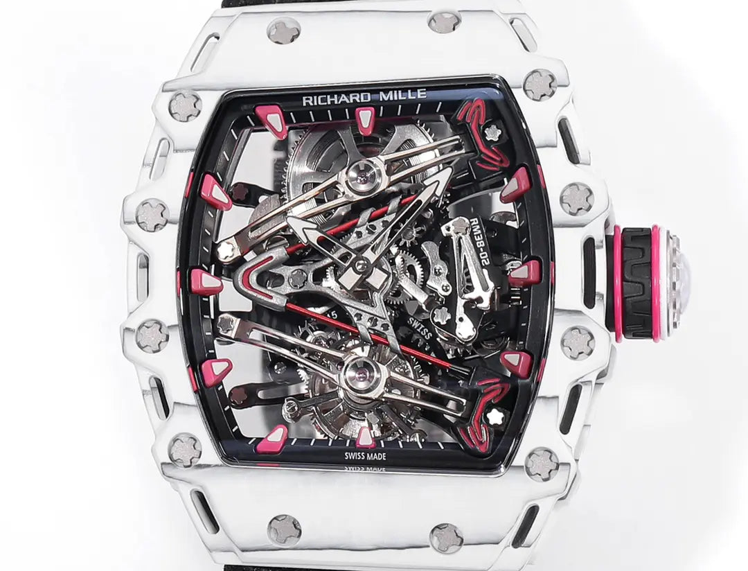 Richard Mille RM 38 02 Bubba Watson Tourbillon Black Case Rubber & Fabric Strap