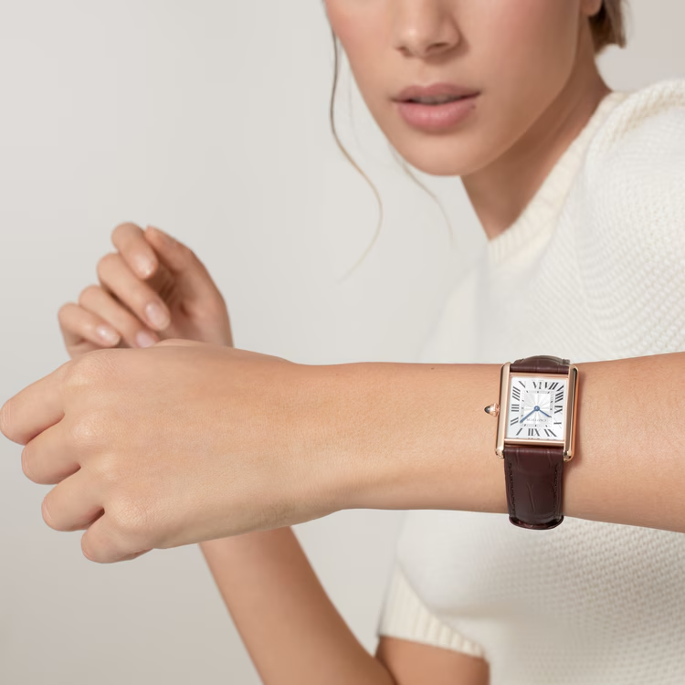 Unworn, Cartier Tank Louis Cartier, 18k Rose Gold, 33.7mm x 25.5mm, Ref# WGTA0011, box and papers