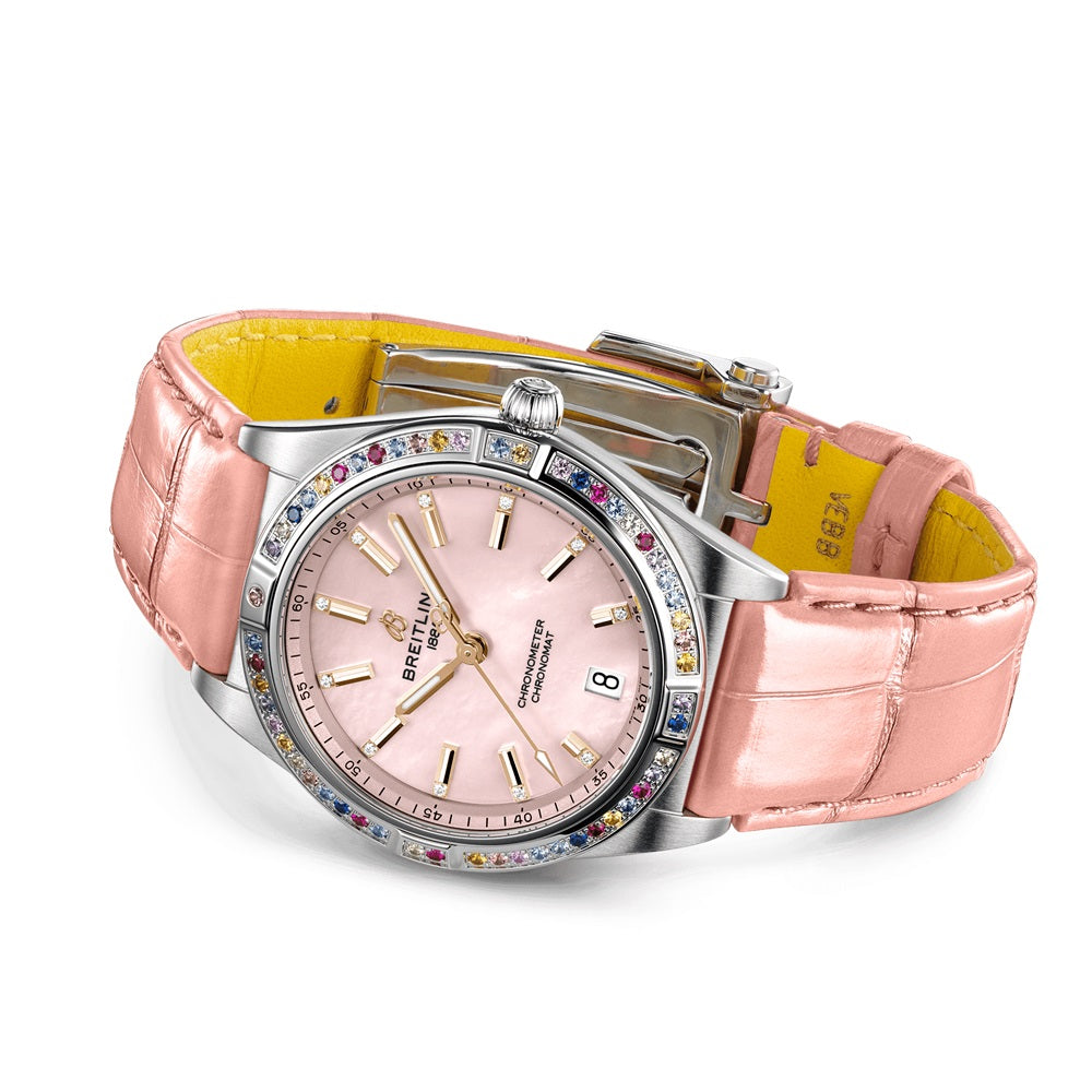 Unworn Breitling Chronomat Automatic 36 South Sea Ref# G10380BB1K1P1, box and papers