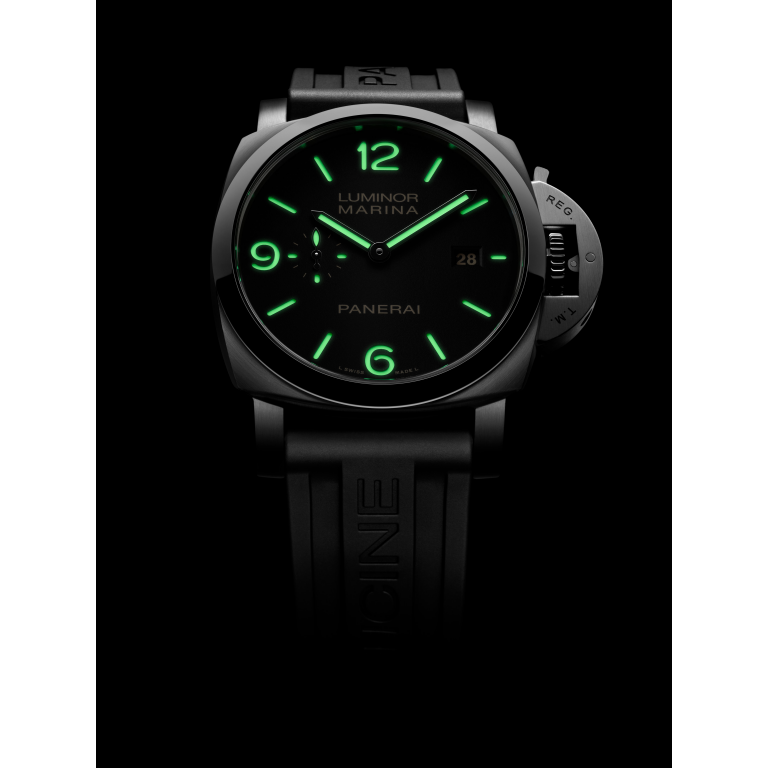 Unworn, Panerai Luminor Marina, 44mm, Stainless Steel, Ref# PAM03312, box and papers