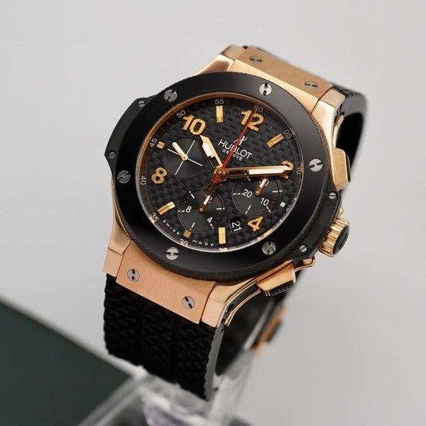 Hublot Big Bang Gold Ceramic, 41mm, 18K 5N Gold, Black CeramicRef# 341.PB.131.RX, Unworn 2025