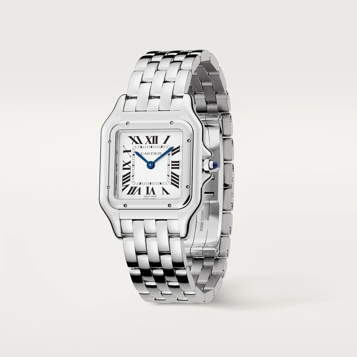 Unworn Cartier Panthère de Cartier Medium, Stainless Steel, 27mm x 37mm, Ref# WSPN0015, box and papers