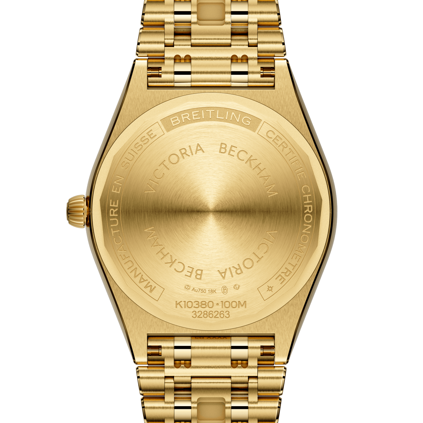 Breitling Chronomat Automatic 36 Victoria Beckham, 18k Yellow Gold, Ref# K103801A1C1K1, Unworn 2024